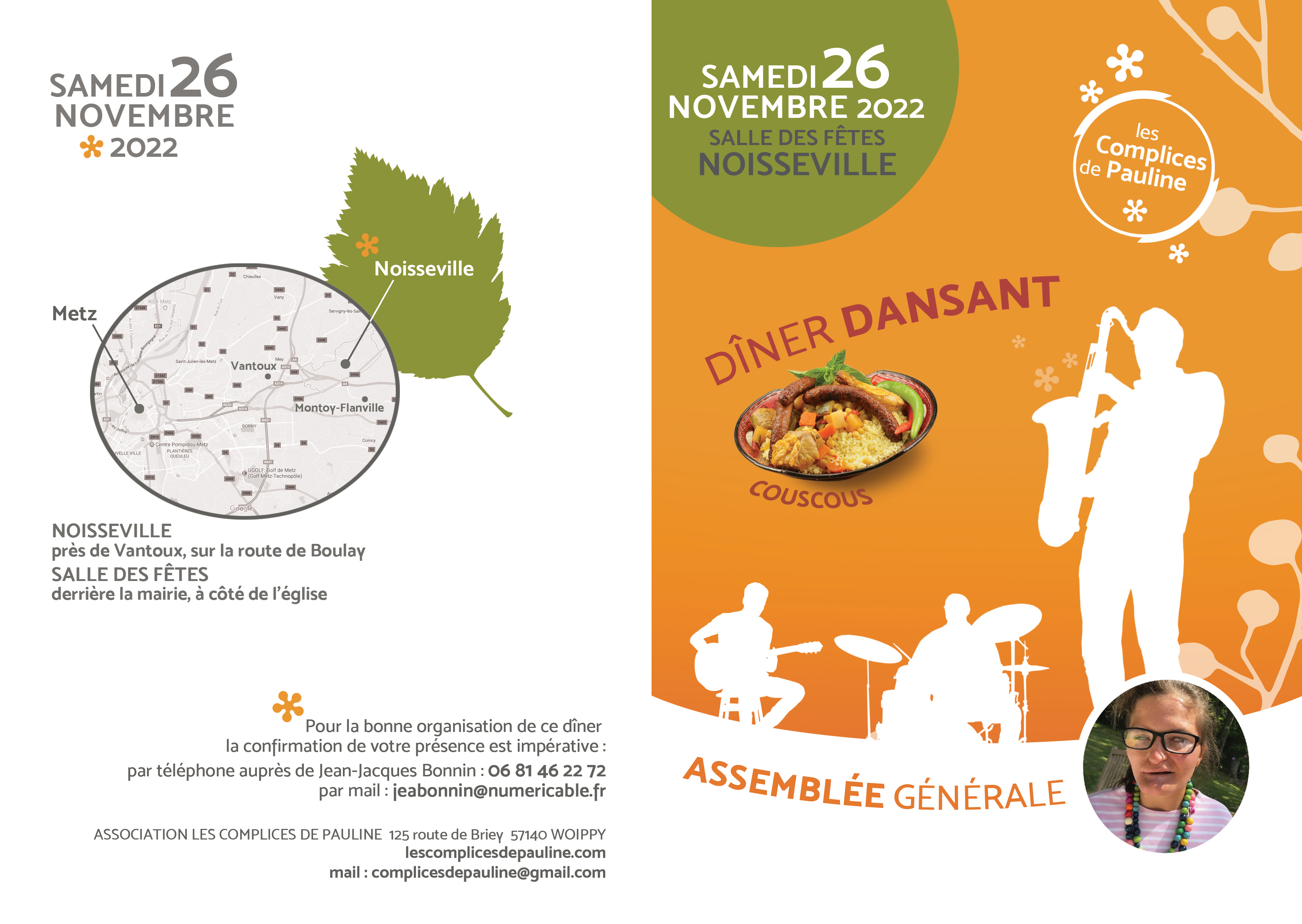 Dîner dansant à la salle des fêtes de Noisseville du 26 novembre 2022 Les photographies sont disponibles !