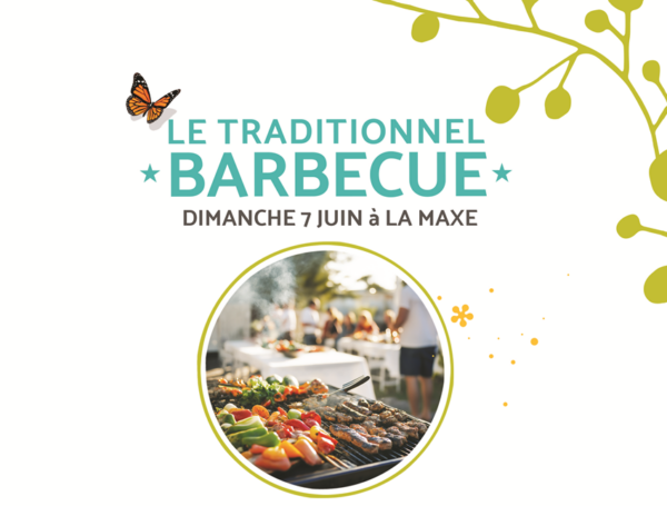Barbecue du 7 juin 2026 aux Jardins Vitrés à La Maxe *** aux serres : Chemin de la Moselle ***